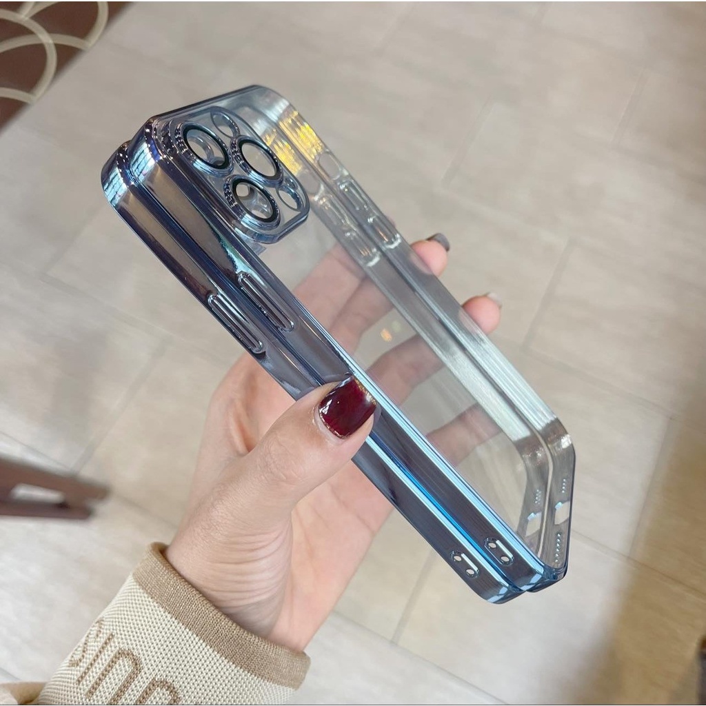 Ốp kính bảo vệ camera TOTU mạ viền màu cho iPhone 15/15pro/15promax/14/14Plus/14pro/14Promax/13/13pro/13promax OP184
