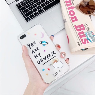 Ốp lưng Iphone silicone - Universe