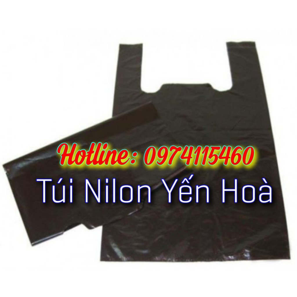 1kg túi 2 quai trắng zin (túi xốp zin) bấm vào chọn size