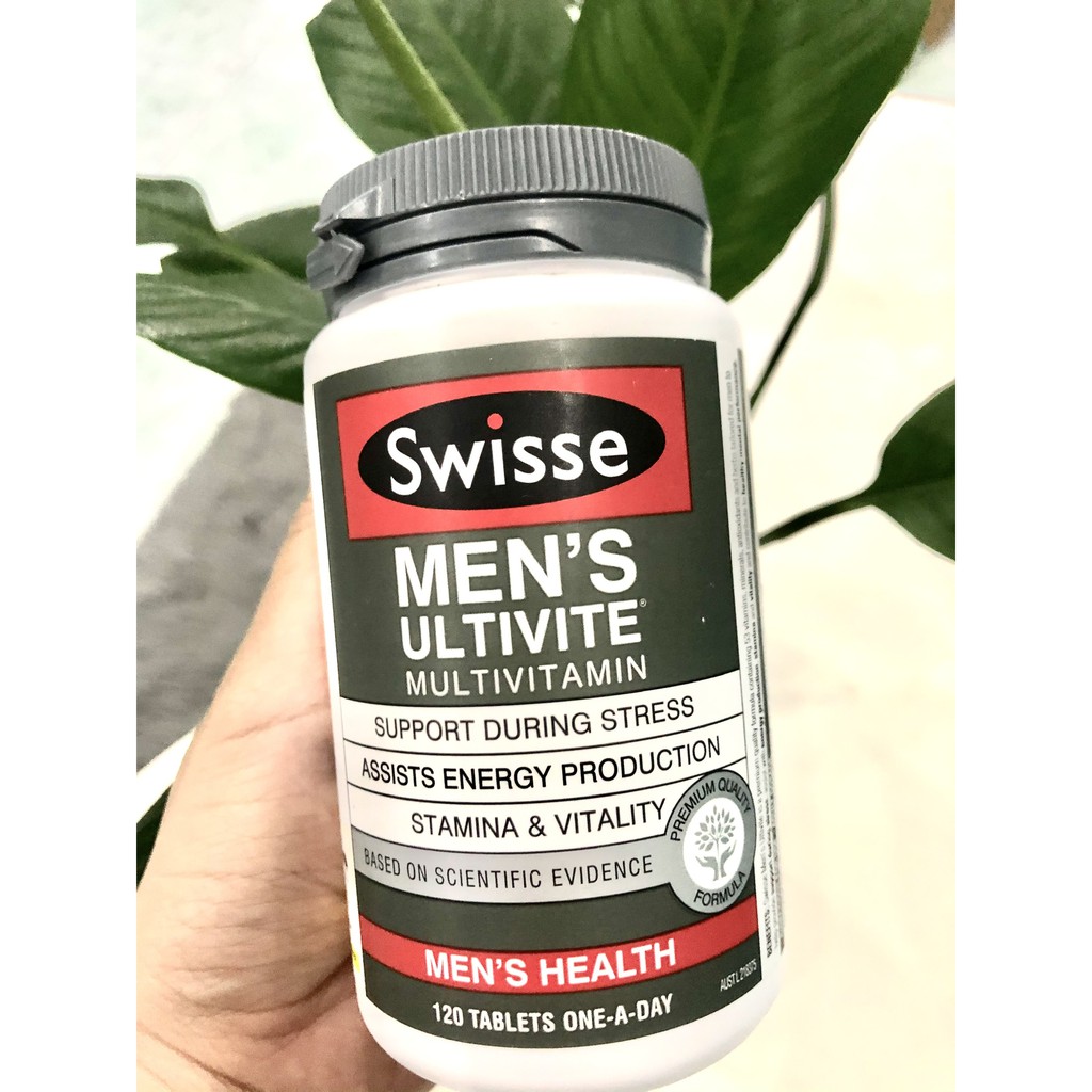 [Hàng Chuẩn ÚC] Swisse Men's Ultivite Multivitamin - 53 Vitamin TRONG 1 VIÊN dành cho Nam DATE 2022,2023 | BigBuy360 - bigbuy360.vn
