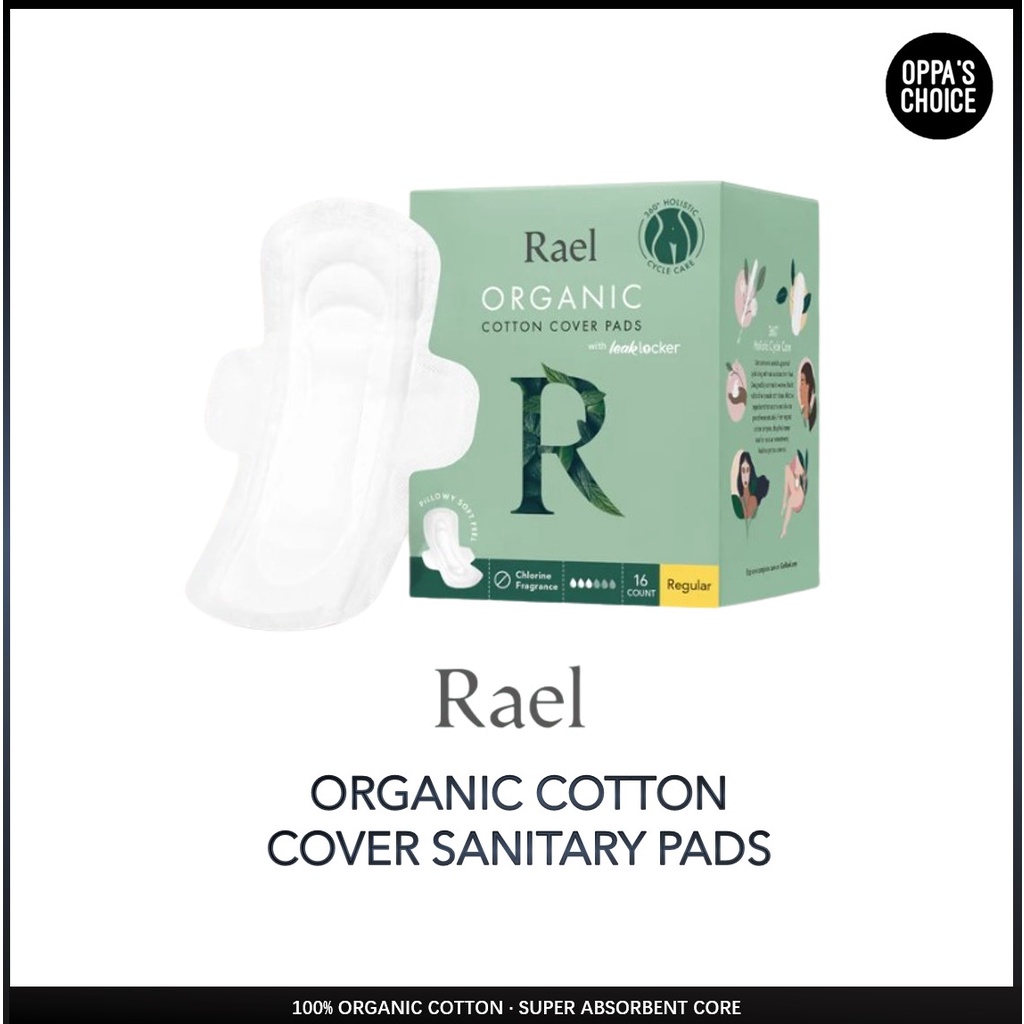 ỐNG VỆ SINH BÔNG HỮU CƠ RAEL (Nhỏ, Thường, Lớn, Qua đêm, Siêu dài Qua đêm)