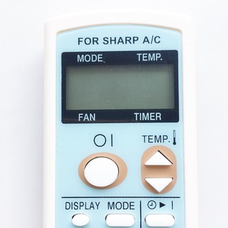 Remote máy lạnh Sharp xanh - Điều khiển điều hòa Sharp