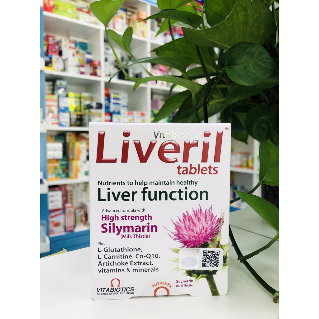 Liveril – Giải độc gan, tăng cường chức năng gan, chính hãng từ Anh quốc