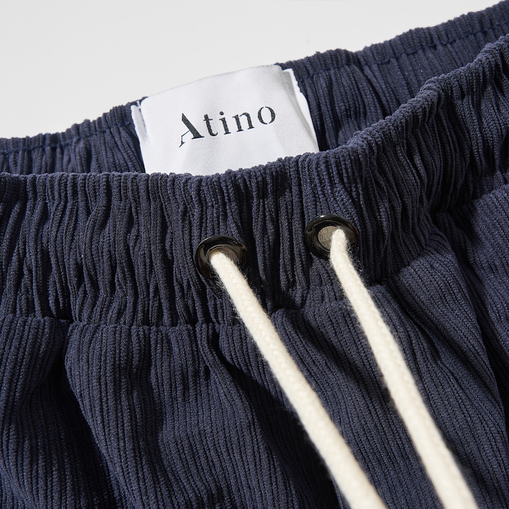 Quần Short Nam Trơn ATINO Chất Liệu Nhung Tăm Dáng Trẻ Trung Form Regular QS6.1424