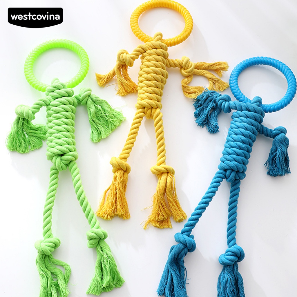 Đồ Chơi Dây Thừng Mềm Thắt Nút Huấn Luyện Tương Tác Cho Cún Cưng