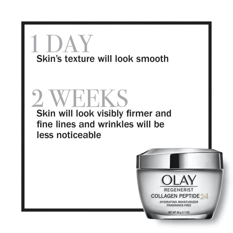 Kem Dưỡng Ẩm Chống Lão Hoá Olay Regenerist Collagen Peptide 24 Hộp 48g Không mùi của Mỹ