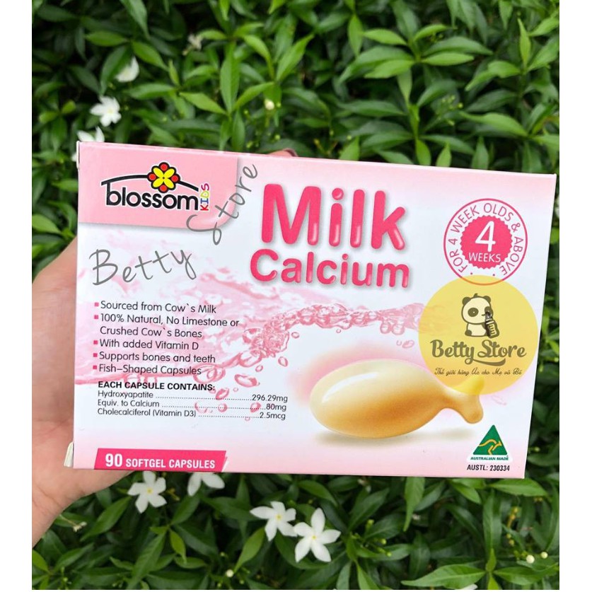 CANXI MILK BLOSSOM ÚC 90 VIÊN