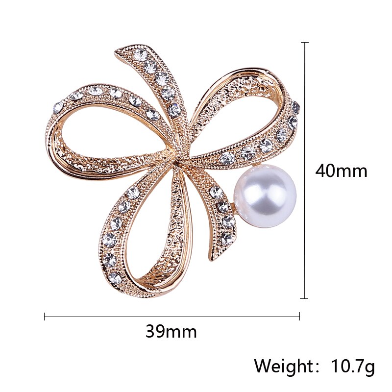 Ghim Cài Áo Hình Hoa Đính Ngọc Trai Nhân Tạo Thời Trang Cho Nữ