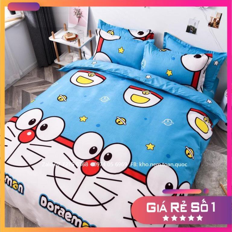 BỘ DRAP POLY COTTON DORAEMON DỄ THƯƠNG