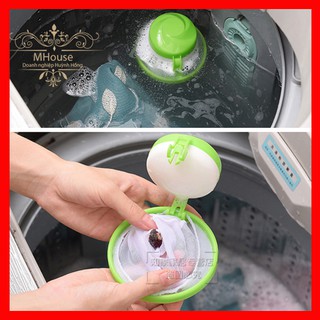 Combo 2 phao lọc cặn bẩn máy giặt,bóng giặt là,túi lưới lọc rác