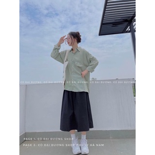 sơ mi túi nắp khuy lưng 1164