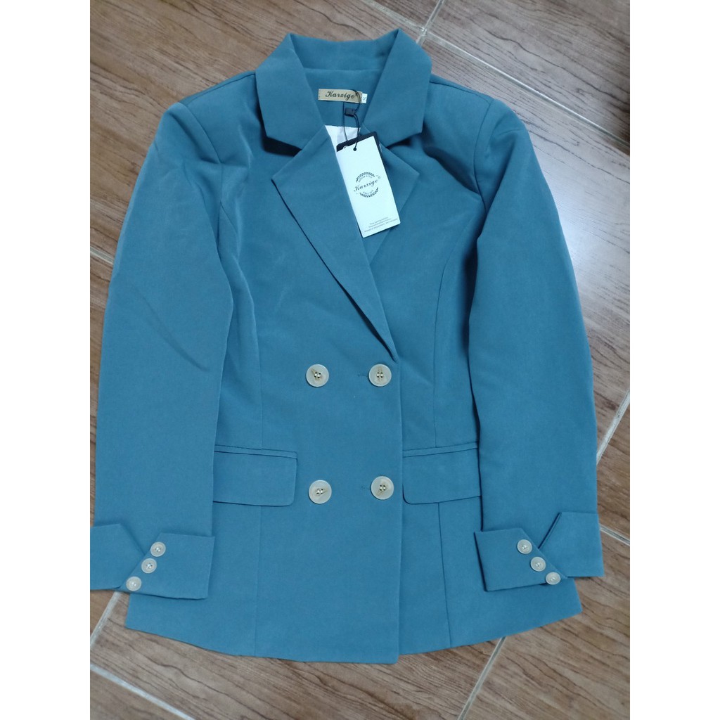 Sẵn MẢnh thật 4 hình cuối-HC175.Set áo blazer kèm quần Âu thời trang sang trọng