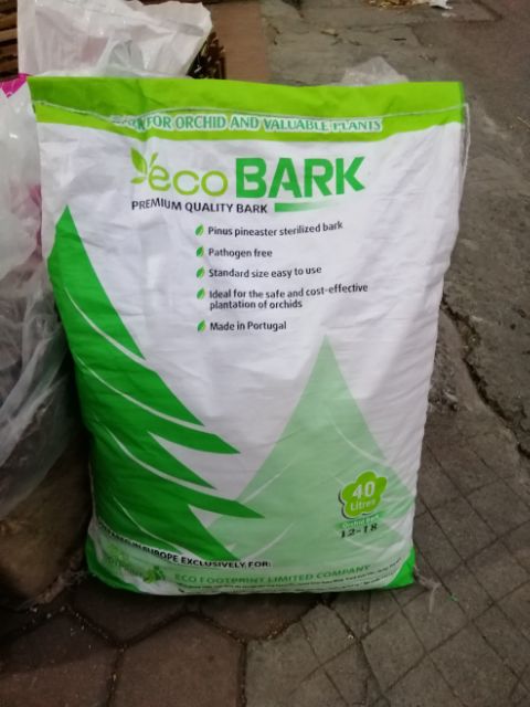 Vỏ thông ECO BARK xuất xứ BỒ ĐÀO NHA bao 40l