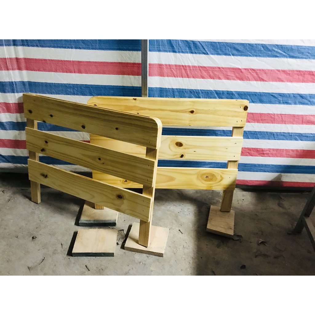 Đầu giường pallet, nhiều kích thước, gỗ mới 100%