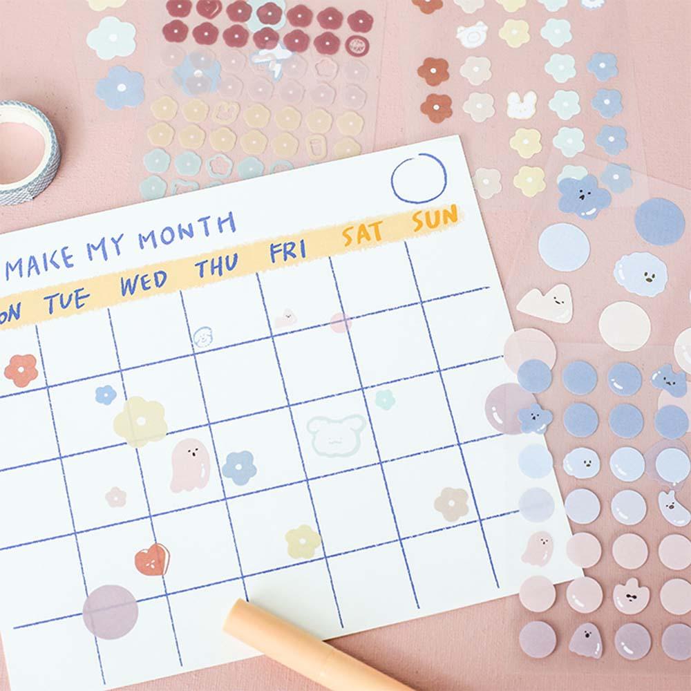 Nhãn Dán Trang Trí Sổ Tay DIY Thời Trang Mùa Hè