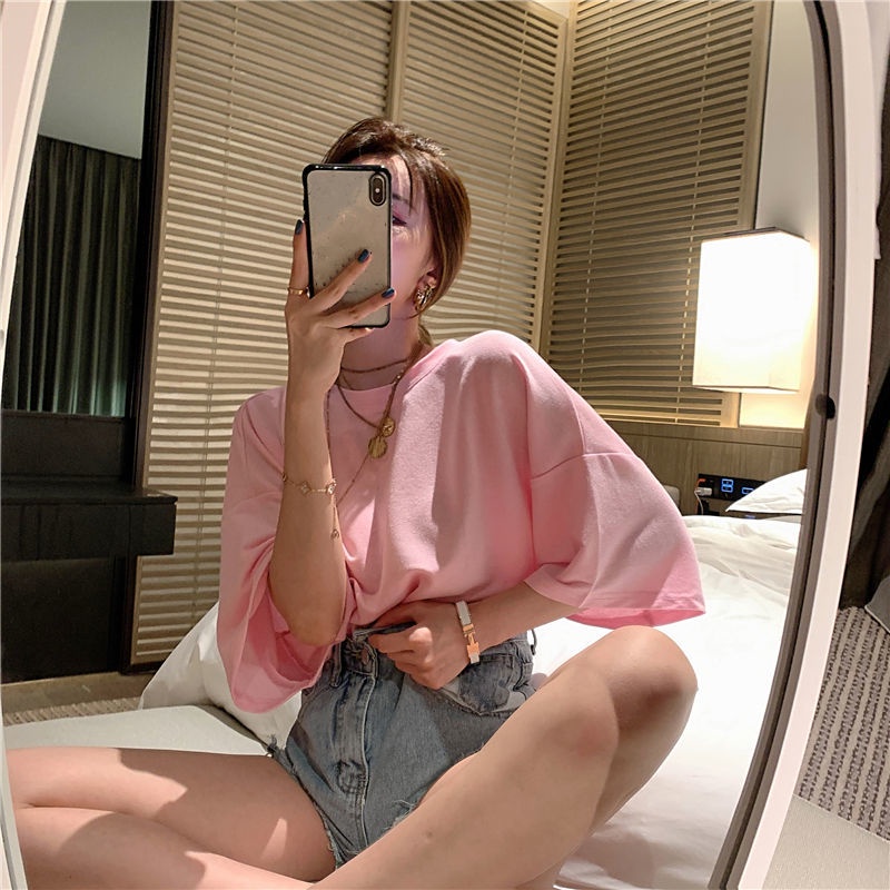 Áo Thun Nữ Ngắn Tay Hở Lưng Gợi Cảm Phong Cách Hàn Quốc