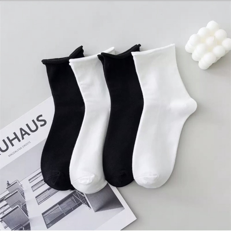 Tất trơn cổ loe Tất chất xinh- uni boots
