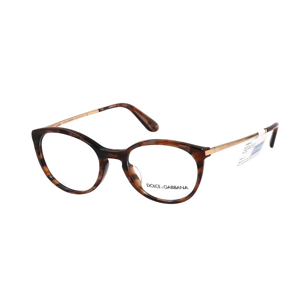 Gọng kính chính hãng Dolce &amp; Gabbana DG3242F màu sắc thời trang, thiết kế dễ đeo bảo vệ mắt