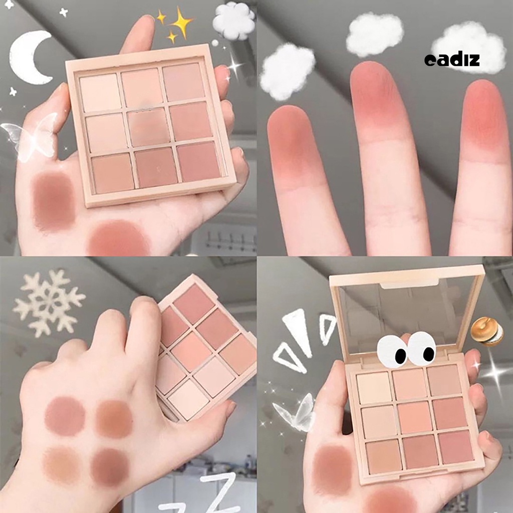 Bảng Phấn Mắt 9g Màu Sắc Tự Nhiên Chống Thấm Nước