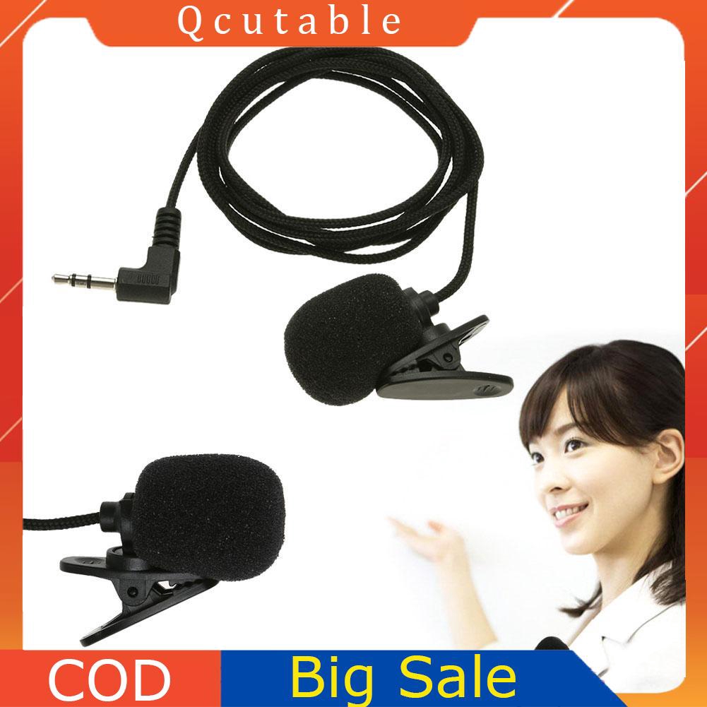 Micro thu âm cài áo kết nối 3.5mm có gắn bông lọc