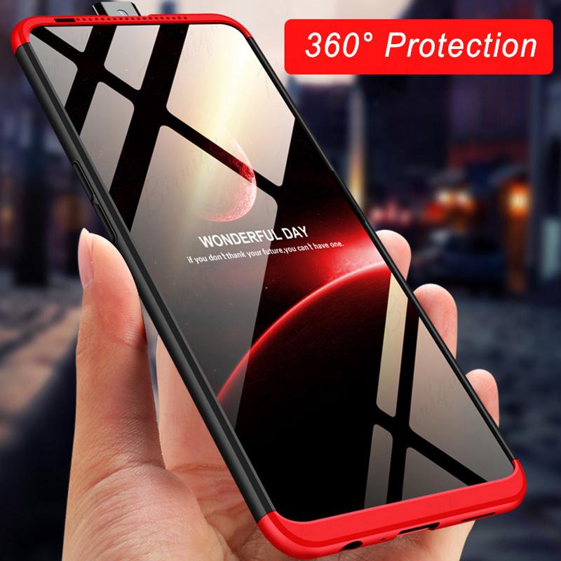 OPPO Realme X Hard Case 3 in 1 Combo 360° Full Protection Slim PC Phone Case
