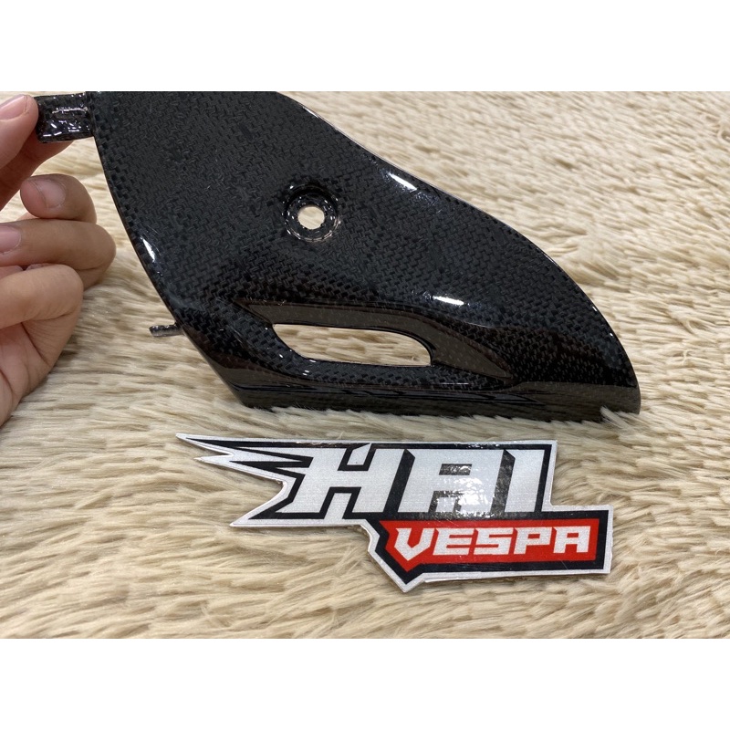 Ốp che phuộc carbon Sprint - Hàng cao cấp - Hải Vespa