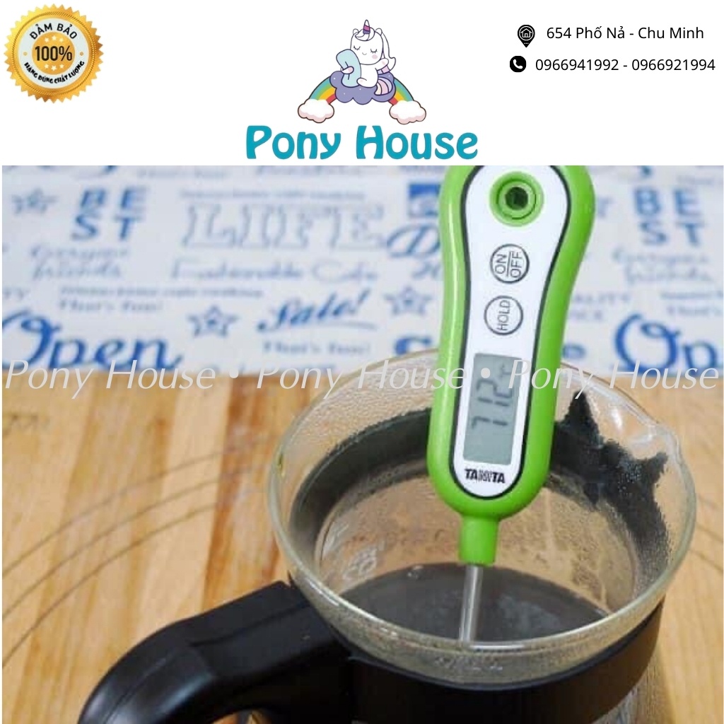 Nhiệt Kế Đo Nước Pha Sữa TANITA Nhật Bản - Nhiệt Kế Điện Tử Đa Năng Đo Nhiệt Độ Nước, Sữa, Thực Phẩm