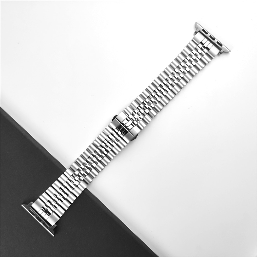 Bracelet for apple watch series 6 5 4 se band 44mm 40mm luxury Stainless Steel Metal bands for iwatch 3 strap 42mm 38mm correa