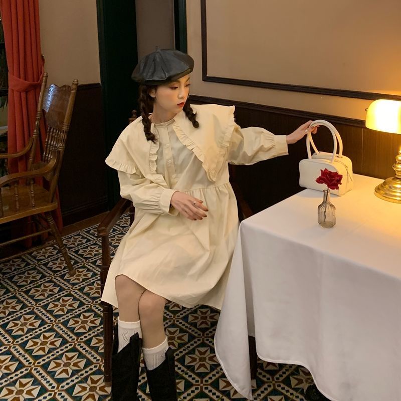 Đầm babydoll dáng rộng phong cách Hàn Quốc cho nữ