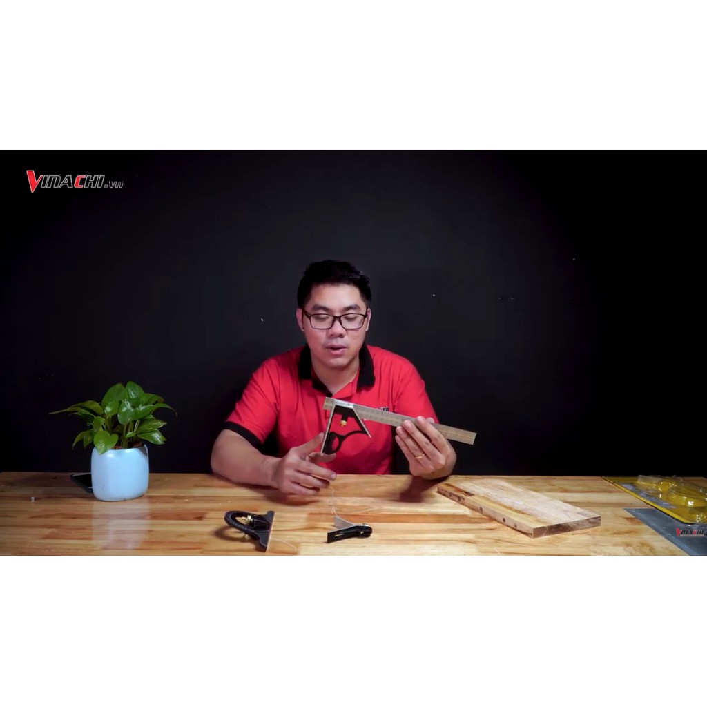 Thước đo góc đa năng ❤️ Thước ke góc vuông - Thước vuông - Thước eke