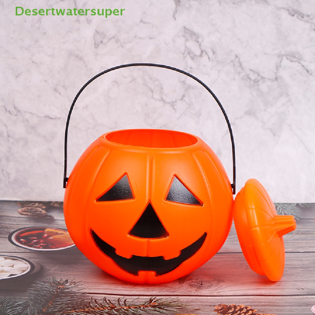 Xô Nhựa Đựng Bí Ngô Trang Trí Halloween