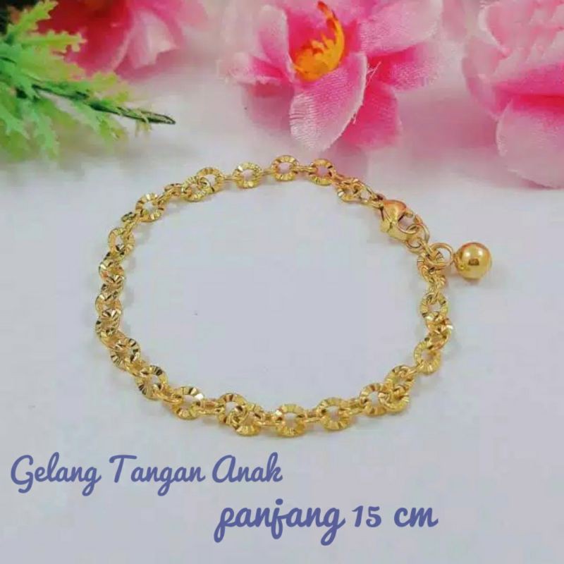 Vòng Đeo Tay Bằng Thép Titan Không Gỉ Cho Bé