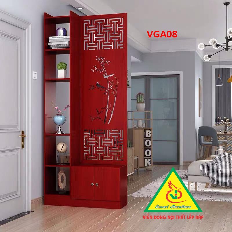 KỆ VÁCH NGĂN PHÒNG KHÁCH , NHÀ BẾP  VGA01 - Nội thất lắp ráp Viendong Adv
