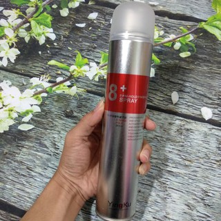 Gôm Xịt Tóc Phủ Cứng 8+ Spray YINGKU 385ml