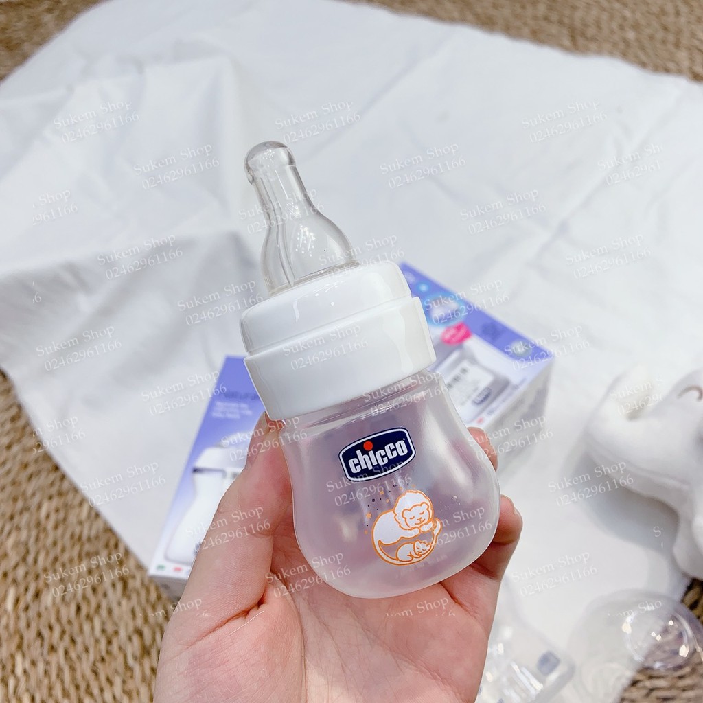 Bình sữa sơ sinh đa năng Micro Sư tử nhí 60ml Chicco