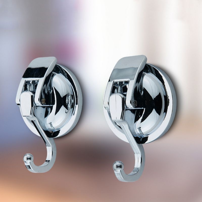 Set 2 Móc Hít Chân Không Treo Đồ Dùng Nhà Bếp / Phòng Tắm