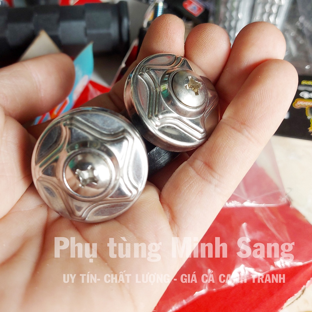 gù tay lái inox  gắn xe máy gắn nhiều loại xe mẫu mới
