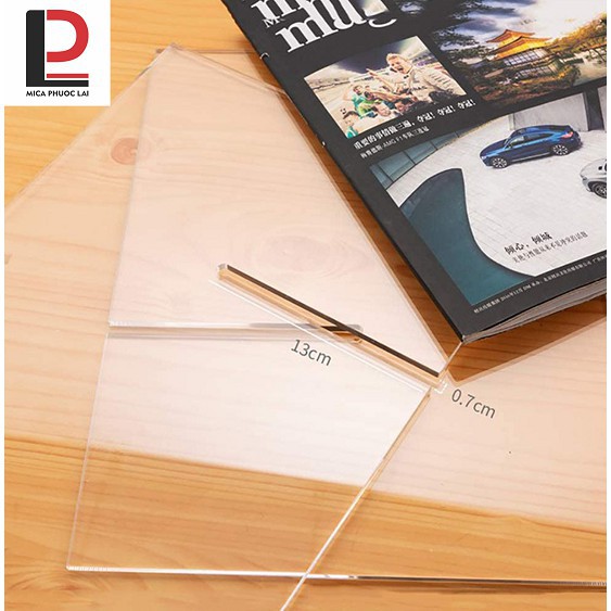 Giá mica trưng bày album ảnh, sách, tạp chí