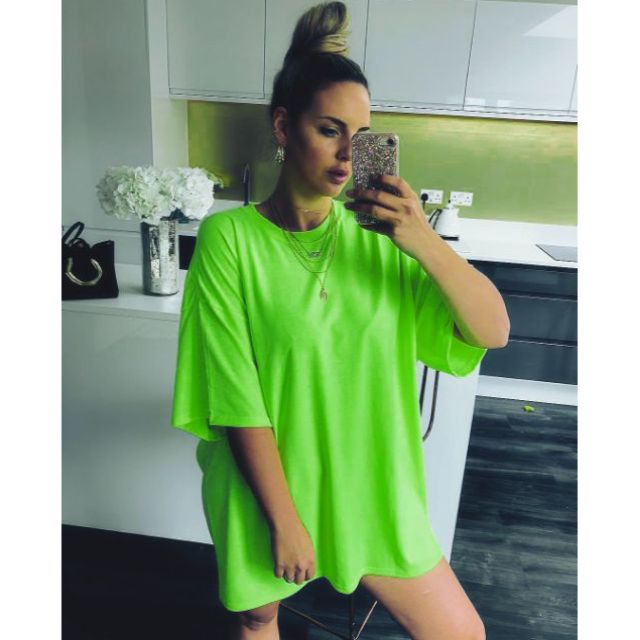 Áo thun dạ quang hot xanh neon