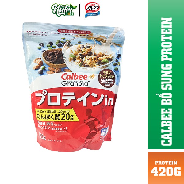 [Mã GRO2405 giảm 10% đơn 250K] Ngũ cốc trái cây Calbee Nhật Bản bổ sung protein cho mẹ bầu date mới nhất