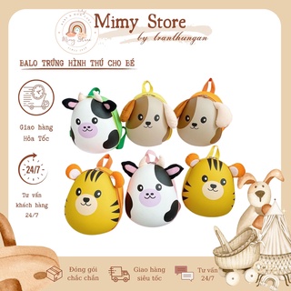 Ba lô trứng hình thú cho bé đi học, đi chơi vô cùng đáng yêu