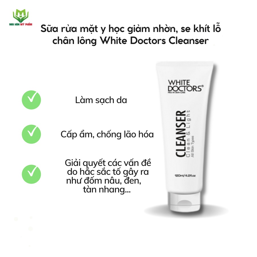 Bộ đôi hỗ trợ giảm mụn White Doctors