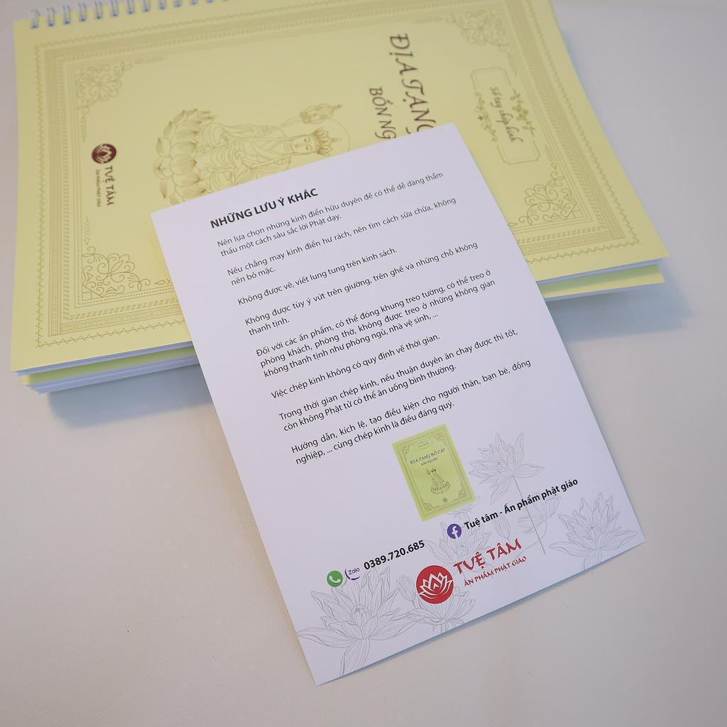 Hướng dẫn chép Kinh