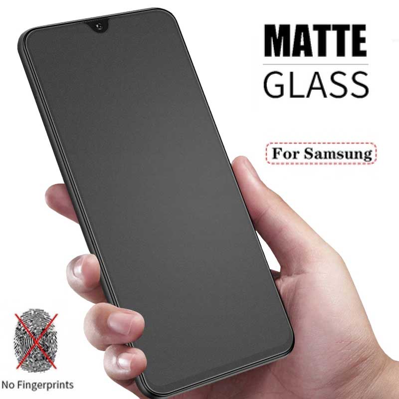 Kính cường lực mặt nhám chống bám vân tay cho Samsung Galaxy A05s A05 A24 A34 A54 A14 A04 A04E A04s A03 A13 A23 A33 A53 A73 A52 A72 M52 M14 M04 M62 M23 M33 F42 F04 F23  4G 5G 2022 2023