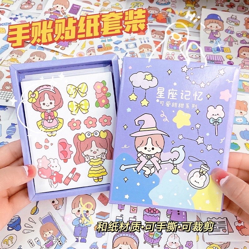 Sticker nhiều mẫu ngẫu nhiên
