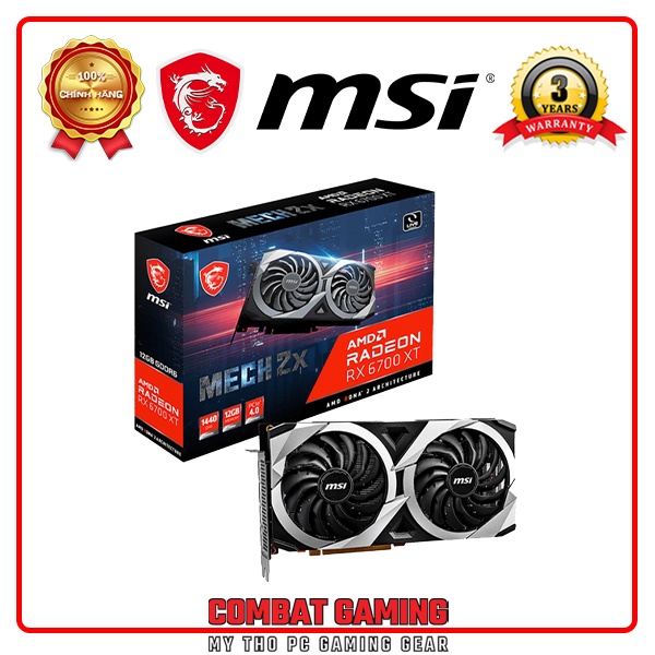 Card Màn Hình VGA MSI RX 6700 XT MECH 2X OC 12GB GDDR6