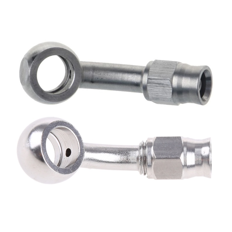 Đầu Nối Dây Phanh Thủy Lực AN3 Sang M10 45 Độ Cho Xe Hơi