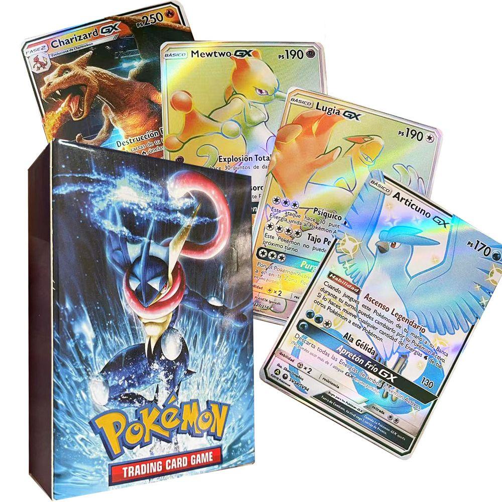 Đồ chơi thẻ bài huấn luyện Pokemon Tag Team GX VMAX lấp lánh 3D cho trẻ em