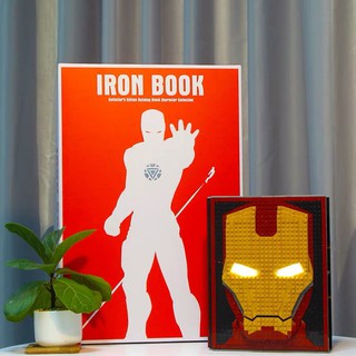 > Tương thích với Lego S Brand Iron Man Commemorative Collector Edition Sách hướng dẫn sử dụng Marvel Building Blocks