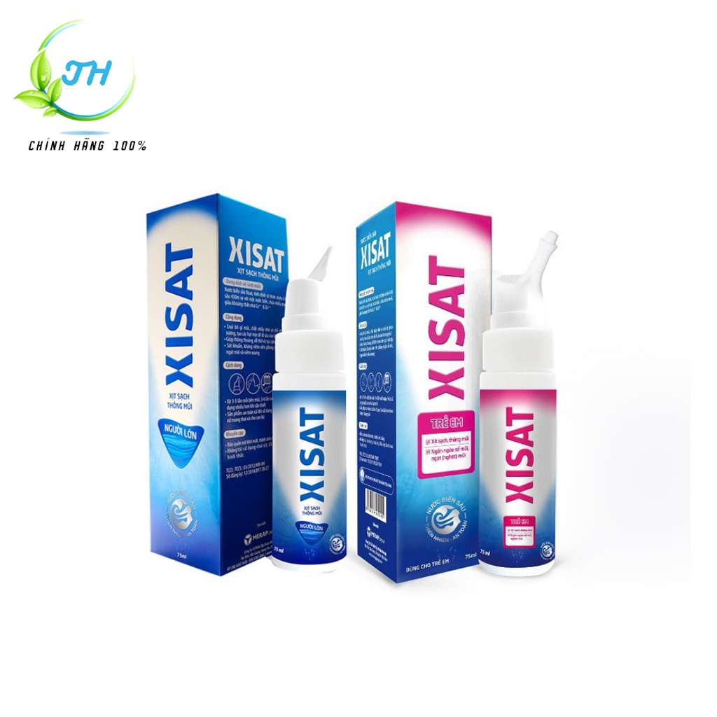 Nước biển sâu XISAT 75ml-  Xịt sạch thông mũi